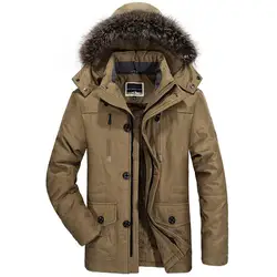 Зимние мужские куртки, пальто, модные осенние толстые теплые пальто, повседневная верхняя одежда, куртки с меховым воротником, ветровки