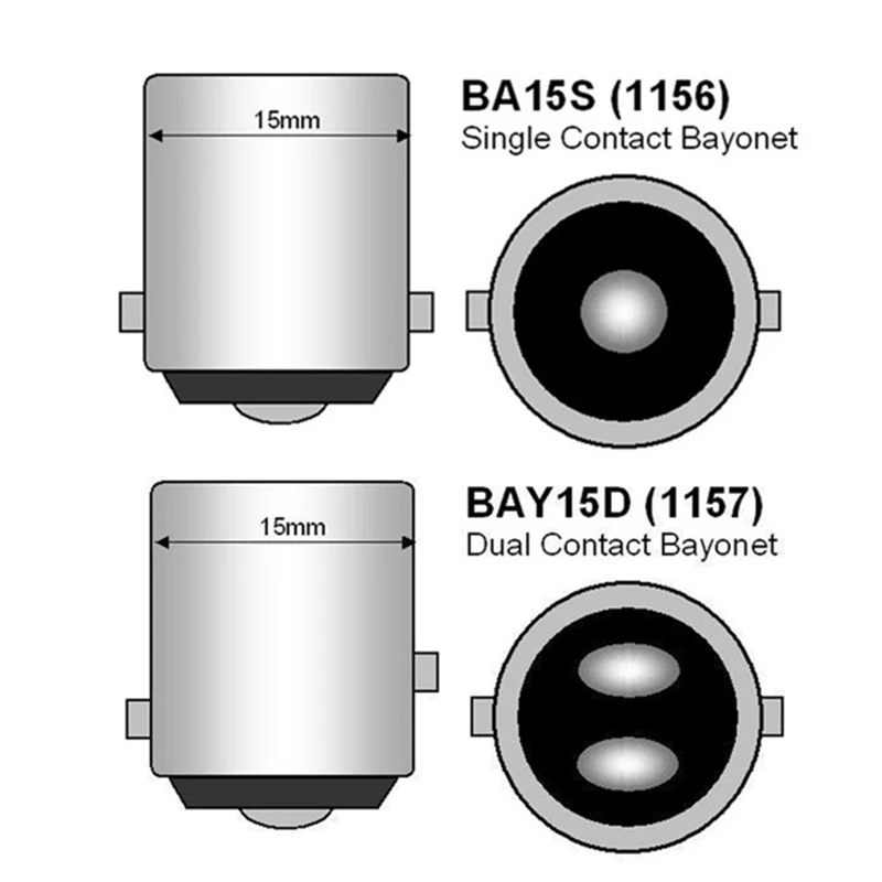 2 шт. 1156 P21W BA15S 1157 P21/5 Вт BAY15D T20 7440 W21/5 Вт 7443 BAU15S чип светодиодный автомобильный резервный светильник автомобильных тормозных Светильник лампы челнока