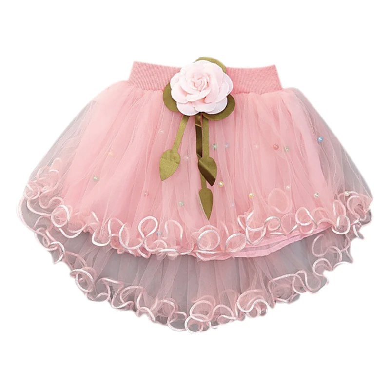 Fashion Tule Skirt Girls Baby Skirt Baby Kids Girls Princess Sequins Party Dance Ballet Skirts Children Skirt - Цвет: Красный