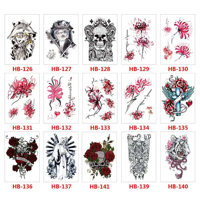

Flower Arm Tattoo Sticker Various Pattern Tattoo Sticker Temporary Tattoo Sticker Fake Tattoo Sticker Arm Decoration