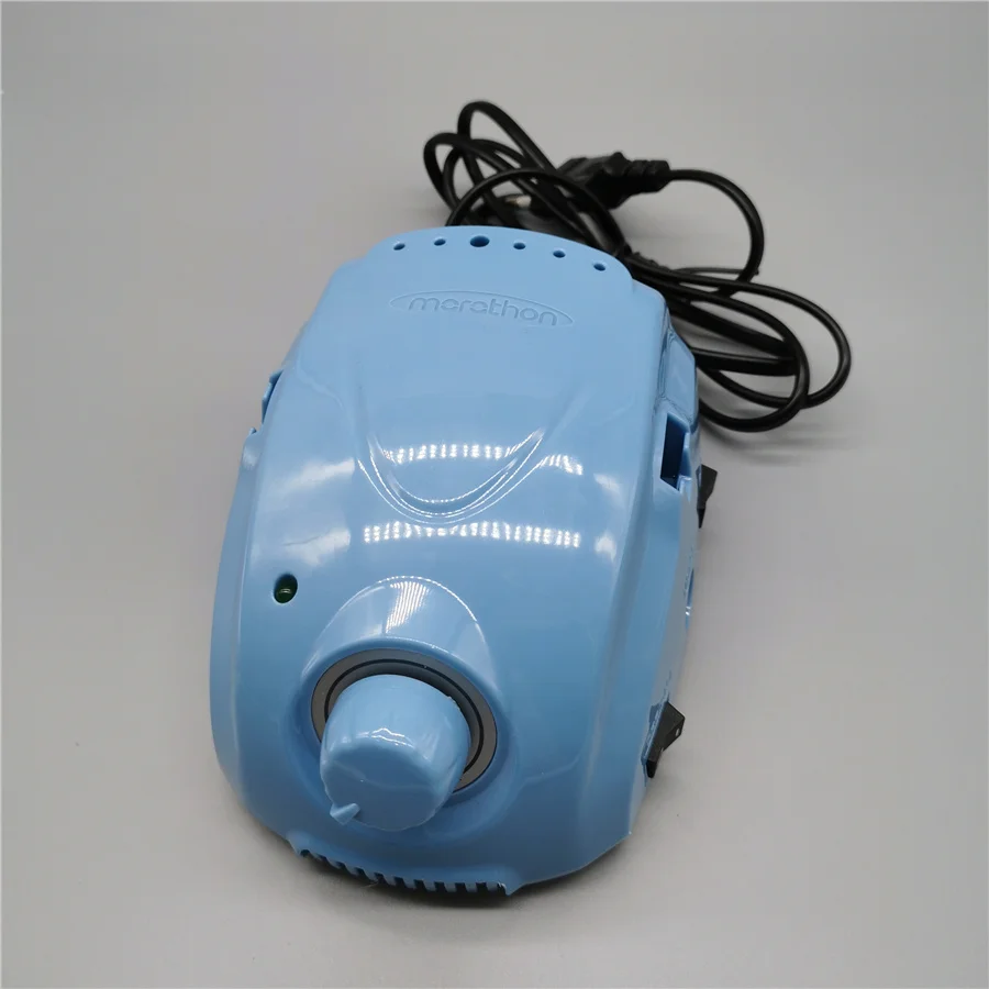 control box 65 Вт сильный 210 102L наконечник Marathon-H37L1 синий блок управления 35000 об/мин Электрический маникюрный набор сверл для маникюра - Цвет: control box