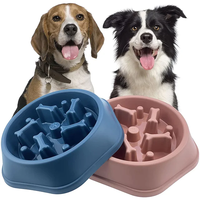Durable Non Skid Pet Bowl Preventing Choking Healthy Design Cat Puppy Bowl