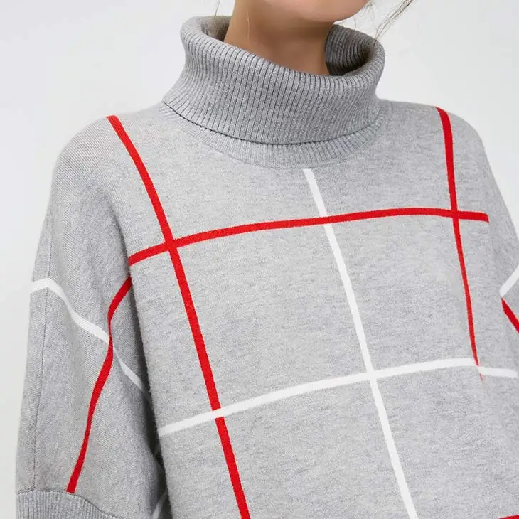 Свободный вязаный свитер с воротником-хомутом и рукавом 3/4 Vero Moda | 319125501