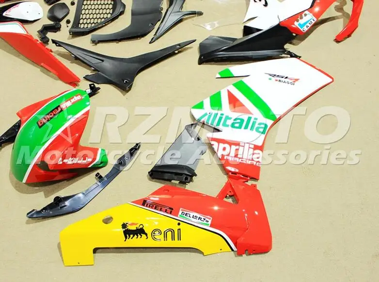 Полный мотоцикл полный комплект обтекателя для Aprilia RSV4 1000 2010 2011 2012 2013 впрыска ABS Пластик номер 3