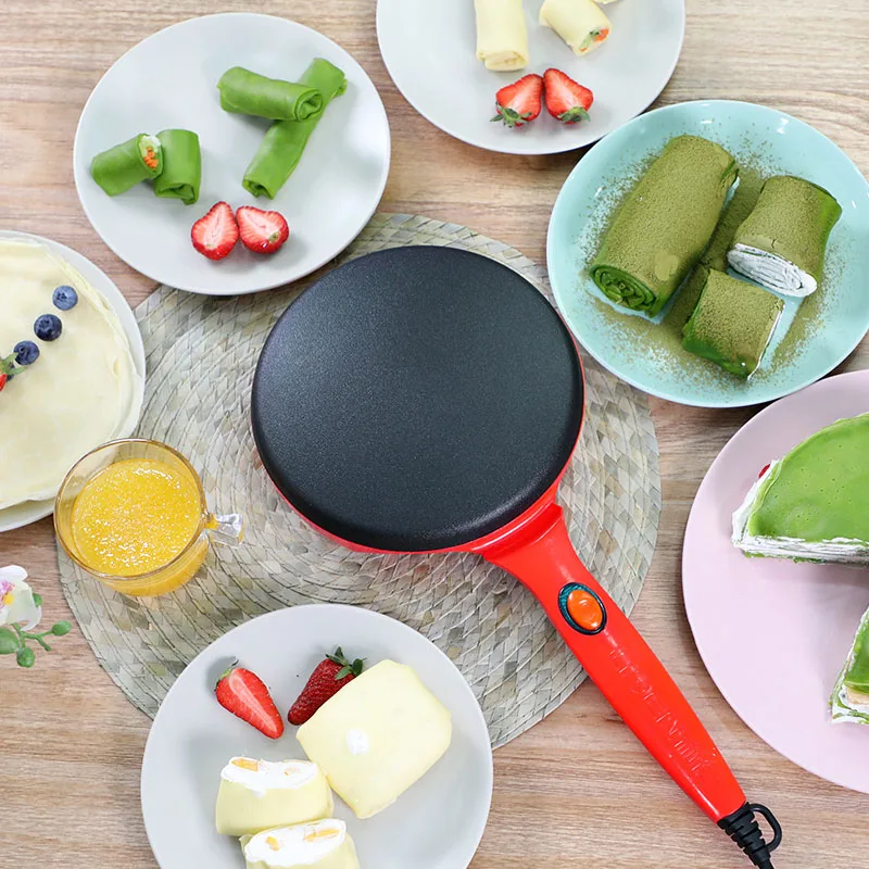 Машина для приготовления пиццы машина для приготовления Спринг-роллов дома блин пот Многофункциональный блин аппарат для приготовления тортов шейкер сковорода для пиццы