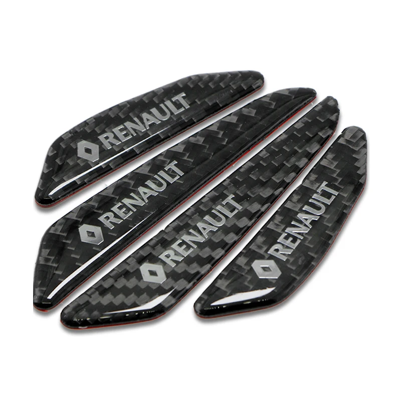 

Carbon Fiber Protector Car Stickers Auto Accessories for Renault Megane 2 3 Duster Logan Clio Laguna 2 Captur Automobile Sticker