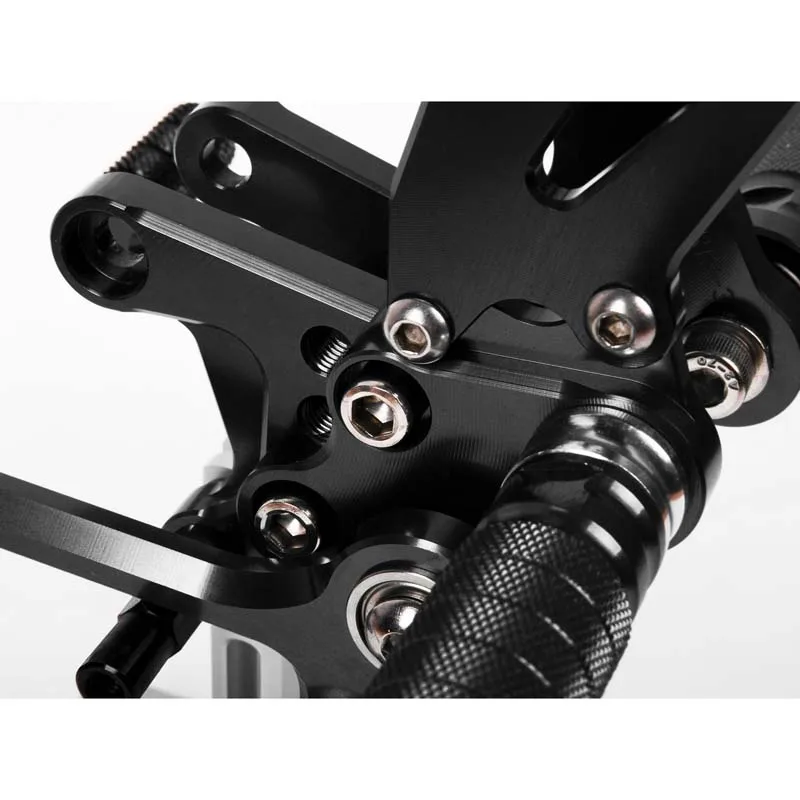 SMOK педаль мотоцикла для Suzuki GSXR1000 2000 2001 2002 2003 2004 Красный Черный алюминиевый сплав Rearset подножки стояк