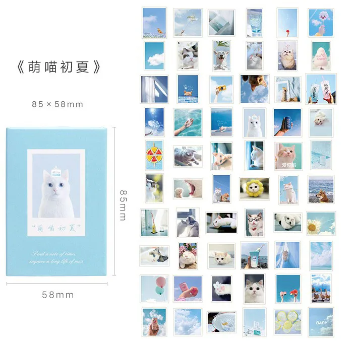 120Pcs/Pack Kawaii Animal Stationery Stickers Decorative Stickers Adhesive Stickers DIY Decoration Diary Children Gift