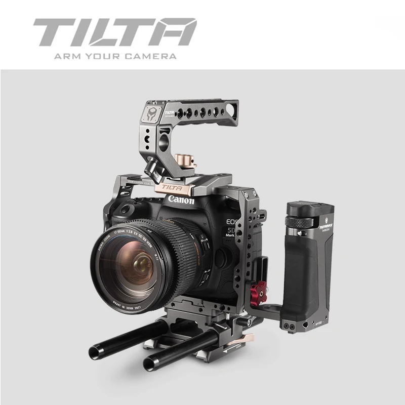 Штатив Tilta для цифровой зеркальной камеры CANON 5D 7D 5D2 5D3 5D4 mark II 4D III ручка бокового