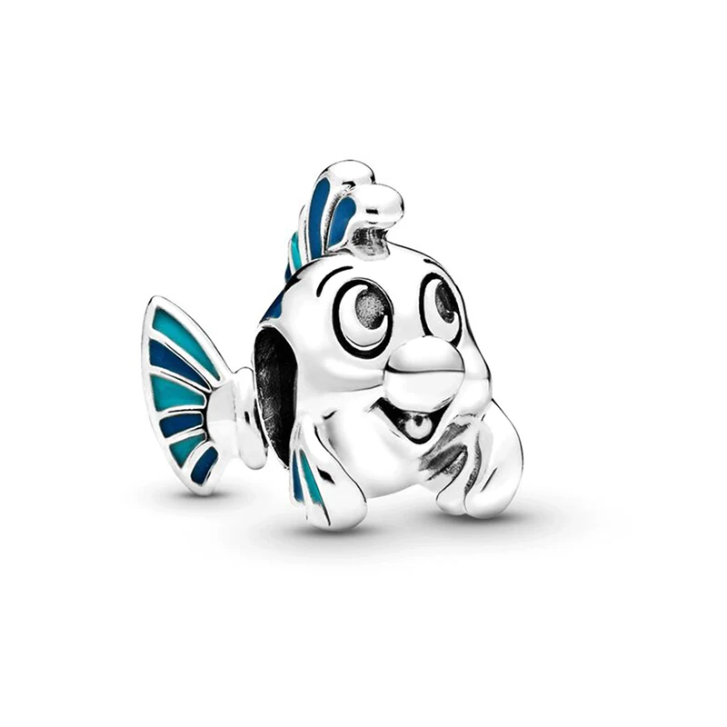 BD03 Boosbiy, 2 шт., сверкающие бусины в виде листьев совы, подходят для браслетов Pandora, ожерелья для женщин, сделай сам, ювелирное изделие, серебряная лягушка, дракон - Цвет: BD03