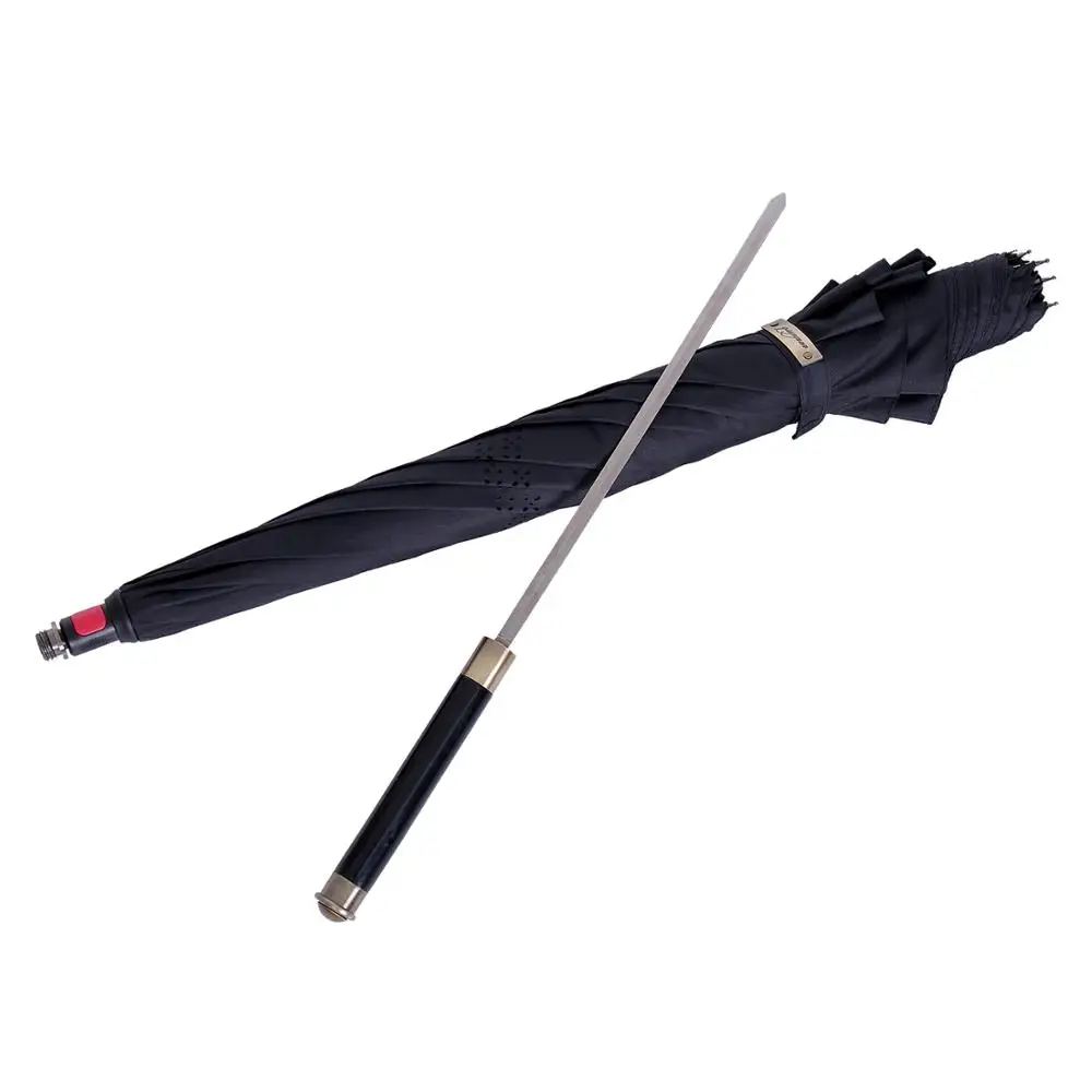 Зонт обратного сложения перевернутый анти-УФ рыцарь ветрозащитный зонт-самурайский меч самообороны солнцезащитный Зонт с прямой ручкой