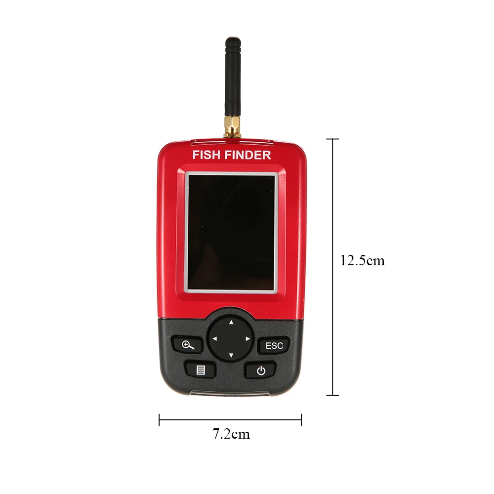 Wireless LCD Fish Finder Transducer Fish Alarm Smart Depth 100 M Wireless Sonar Sensor echo sounder for Lake Sea Pesca