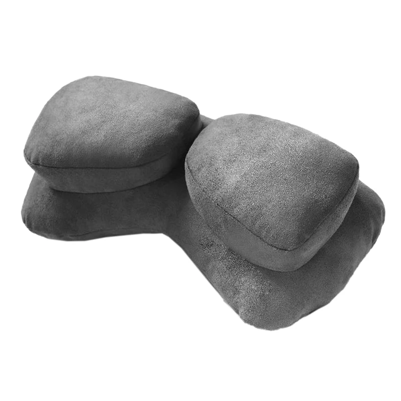 

Car Interior Accessories Neck Protection Pillow 2 in 1 Twin Pillow Suede 4 Seasons Universal,1 Piece Rest Cushion Headrest Auto