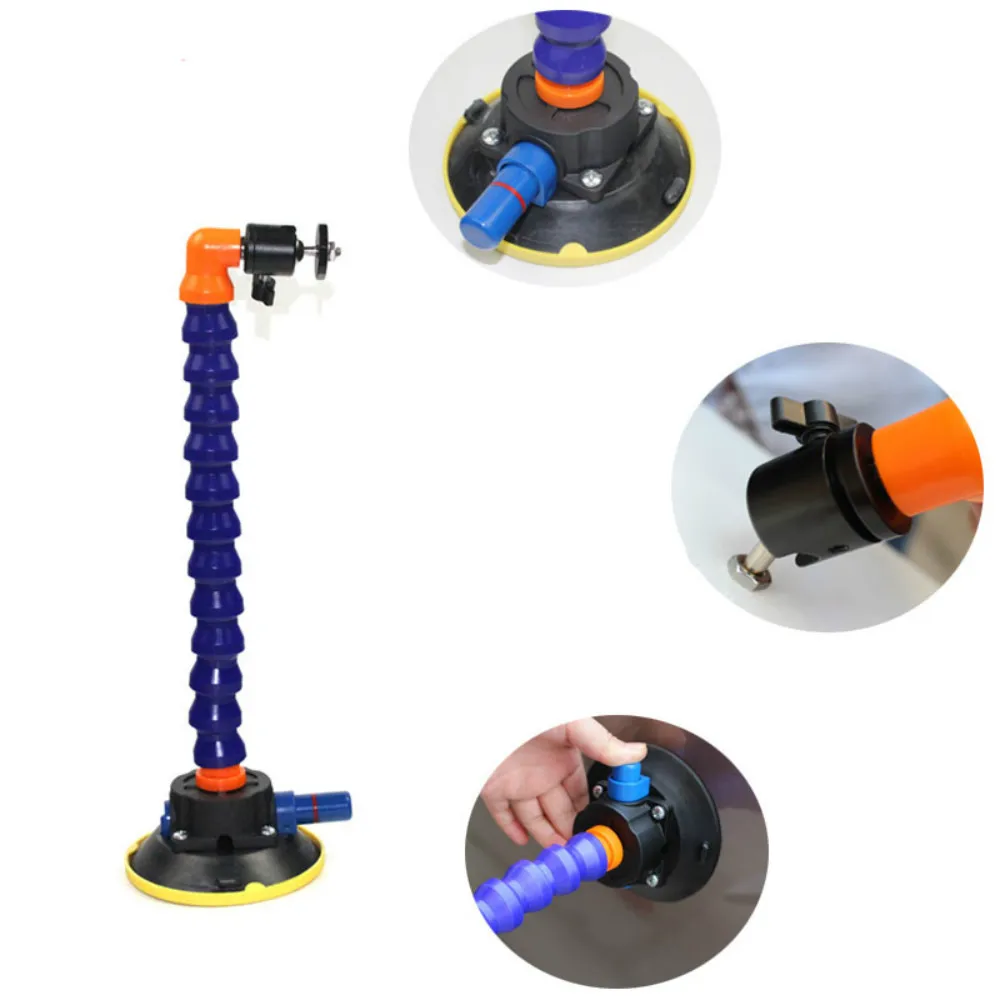4.5inch  Puller Suction Cup  with flexible gooseneck pipe and 360 tripod's head for LED lamp