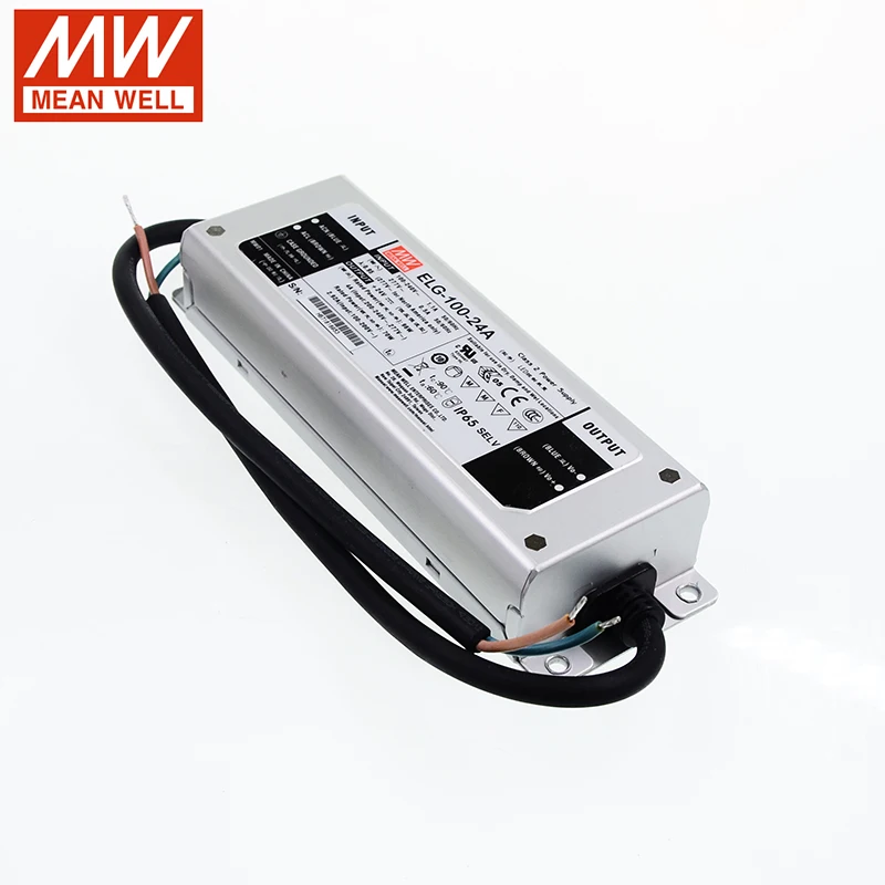 MEAN WELL ELG-100-36AB-3Y 95 Вт 2.66A 36 В Диммируемый Светодиодный источник питания 36 В постоянного тока водонепроницаемый IP65 Meanwell регулируемый светодиодный трансформатор