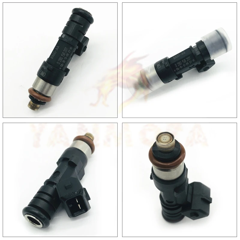 Форсунка топливной форсунки 0280158207/EV-14-ES CIN9306 101481 1538984/8A6G9F593AA f 2012- для B-Max 10-18 C-Max 08-17 Fiesta