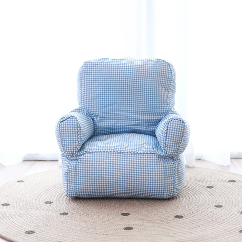 Скандинавские Детские одиночные люди мини-диван bean сумки кровать комната стул ребенок стул наполнение пены внутри. Одно место детская