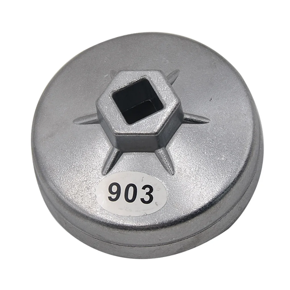 

Replacement for Mercedes Benz 74mm 14 Flute Aluminum Oil Filter Wrench Socket Remover Tool Car Accessories
