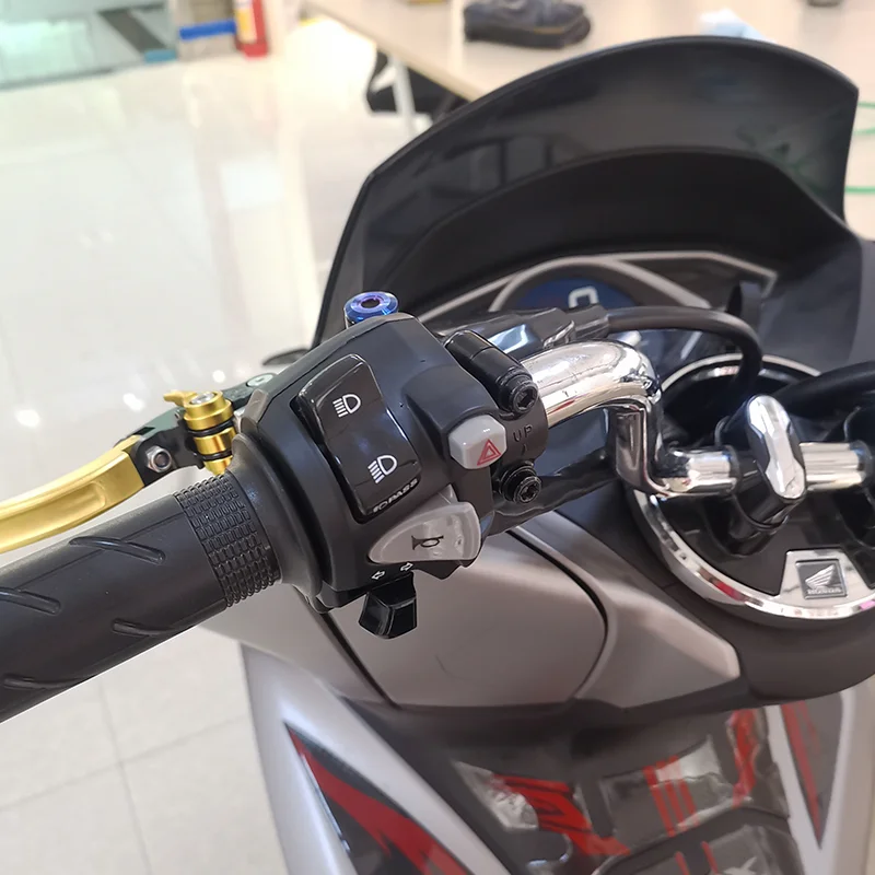 変更されたオートバイのヘッドライト ホンダpcx125 150 18 19用のエンジンスイッチ パークライトガード Aliexpress Automobiles Motorcycles