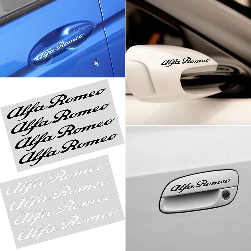 4 шт. Автомобильная наклейка на зеркало заднего вида Авто Наклейка для Alfa Альфа