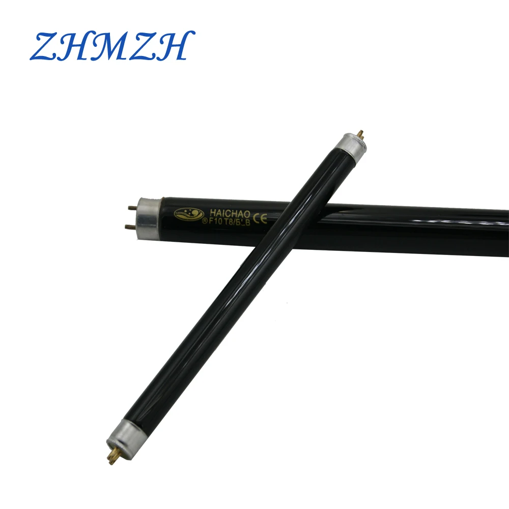 T5 T8 สีดําแสงอัลตราไวโอเลต 365nm UVA การตรวจจับเรืองแสงเงินตรวจจับตรวจสอบหลอดแสงสีม่วง 4 W 6 W 8 W 10 W 15 W 1