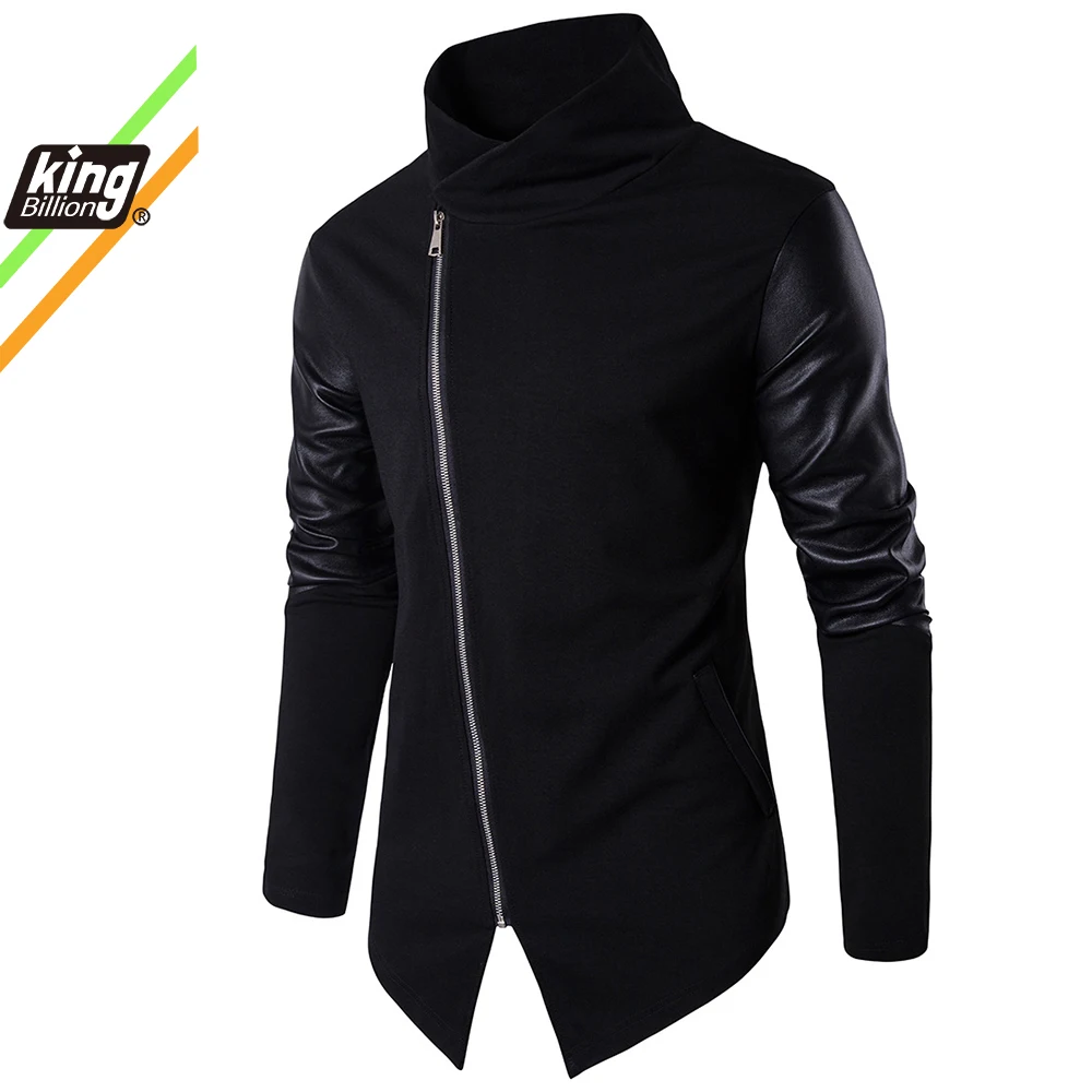 Nuevo Otoño e Invierno de los hombres chaqueta-Chaqueta de suéter de punto de costura vintage Collar Eurocódigo tamaño