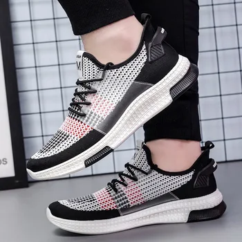 

men Vulcanized shoes Fashion Sneakers Lightweight Men Casual Shoes Breathable Male Footwear Lace Up Walking Shoes