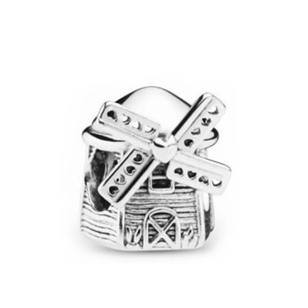 Новинка,, 925 пробы, серебро, лето, 1:1, Блестящий Золотой Король Лев, Simba амулет, подгонка, сделай сам, Европейский женский браслет, ювелирное изделие - Цвет: 19