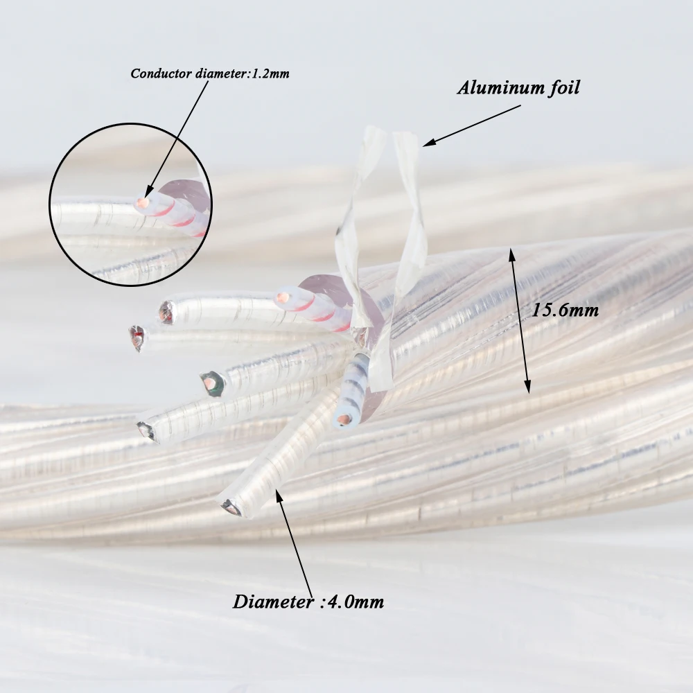 

D538 Preffair Nordost Odin Reference Power Cable Cord Bulk Hifi Audio Power Wire For DIY Supply Cable