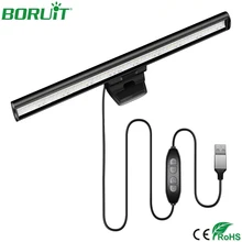 BORUiT – lampe LED à Clip de 26CM pour ordinateur portable, veilleuse à intensité réglable, pour Table et soins oculaires
