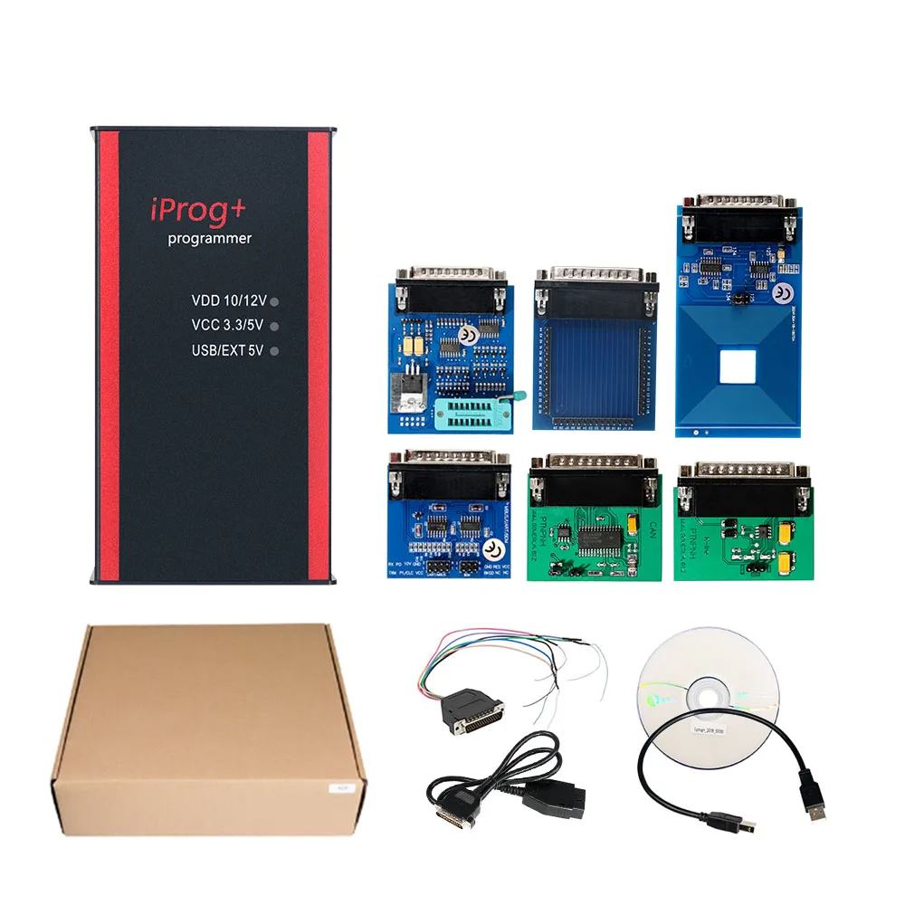 Новейший Iprog+ программатор V77 поддержка IMMO+ коррекция пробега+ сброс подушки безопасности Iprog Pro до Замена Carprog/Digiprog/Tango