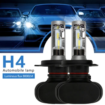 

2Pcs CSP H4 Lamp H4 Led Car Headlight Bulbs Led Automotive 12V 50W 8000LM 6000K white/Direct replacement/Plug and play
