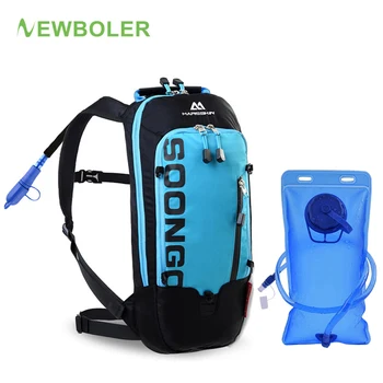 

NEWBOLER Mtb Cycling Backpack Hydration Breathably 6L Bicycle Bags Waterproof With Rain Cover Road Bike Backpack Carrier Water