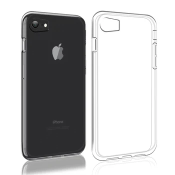 

CAMDEMS 100SETS wholesales Soft TPU Silicone Case Cover for Iphone 6 7 X Dirt-resistant Full body Transparent Shock-proof Cover