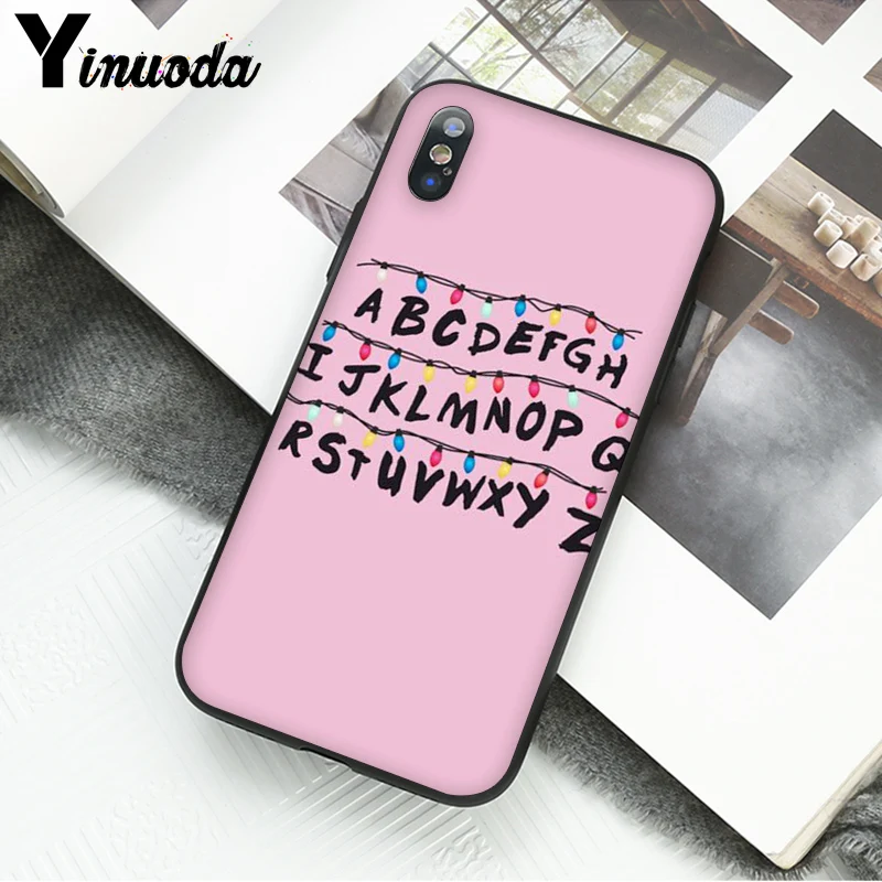 Yinuoda странные вещи Рождественские огни чехол для телефона оболочка для iPhone11 8 7 6 6S Plus 5 5S SE XR X XS MAX 11pro max Coque Shell