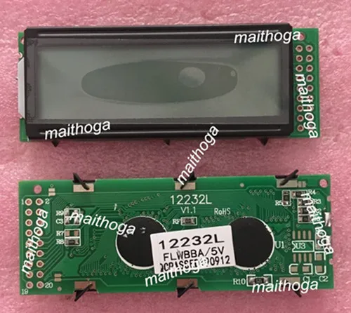 

18PIN 12232 LCD Graphic Display Module SED1520 Controller 3.3V 5V Backlight