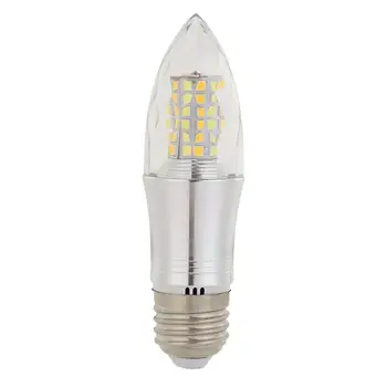 

Chandelier LED Corn Lamps No Flicker E27 Double-color Home Offices Candle Lights High Hardness Convenient and Practical