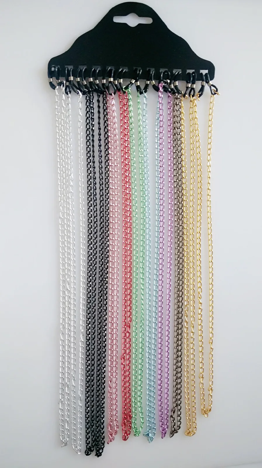 

12PCS Women Glasses Chain Cord Holder Neck Strap Metal Eyeglasses Eyewear Chains Neck Rope Multi Color