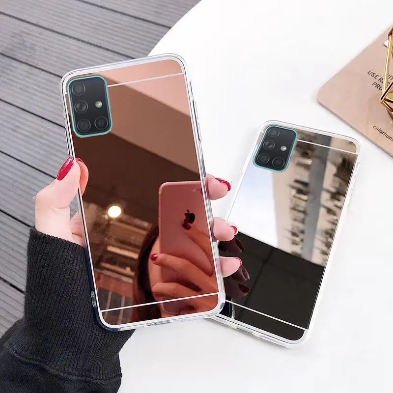 Роскошный зеркальный чехол для Samsung Galaxy A51 A71 A50 A70 S20 Ultra Plus A10 A20 A30 A40 A20S A30S
