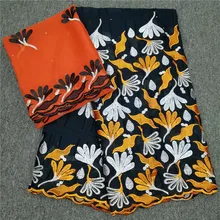 Швейцарская вуаль кружево в Швейцарии высокое качество 5+ 2 швейцарский Ткань новые Дубай бусины африканская французская кружевная ткань 8L042631