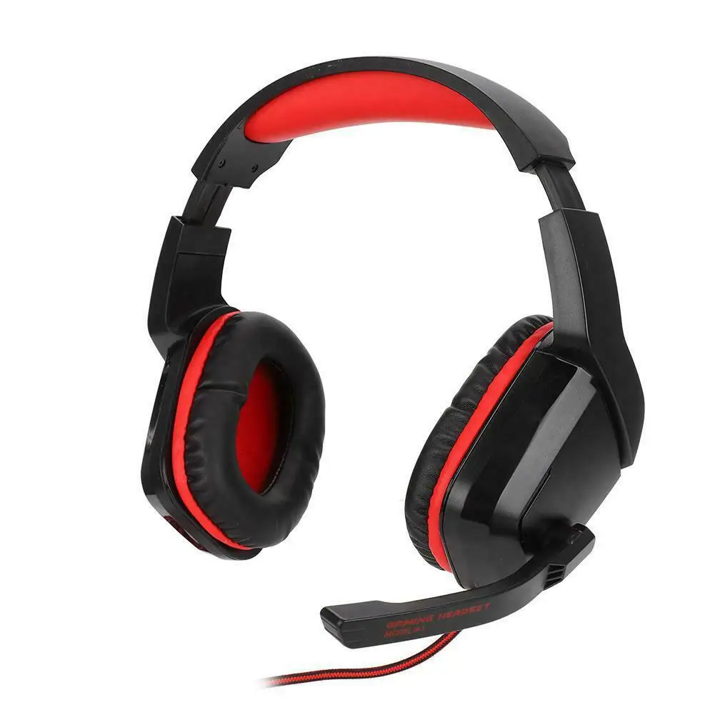 3 5mm Microphone Wired Headphone Stereo Sound Game Earphone with All directional Microphone Headphones