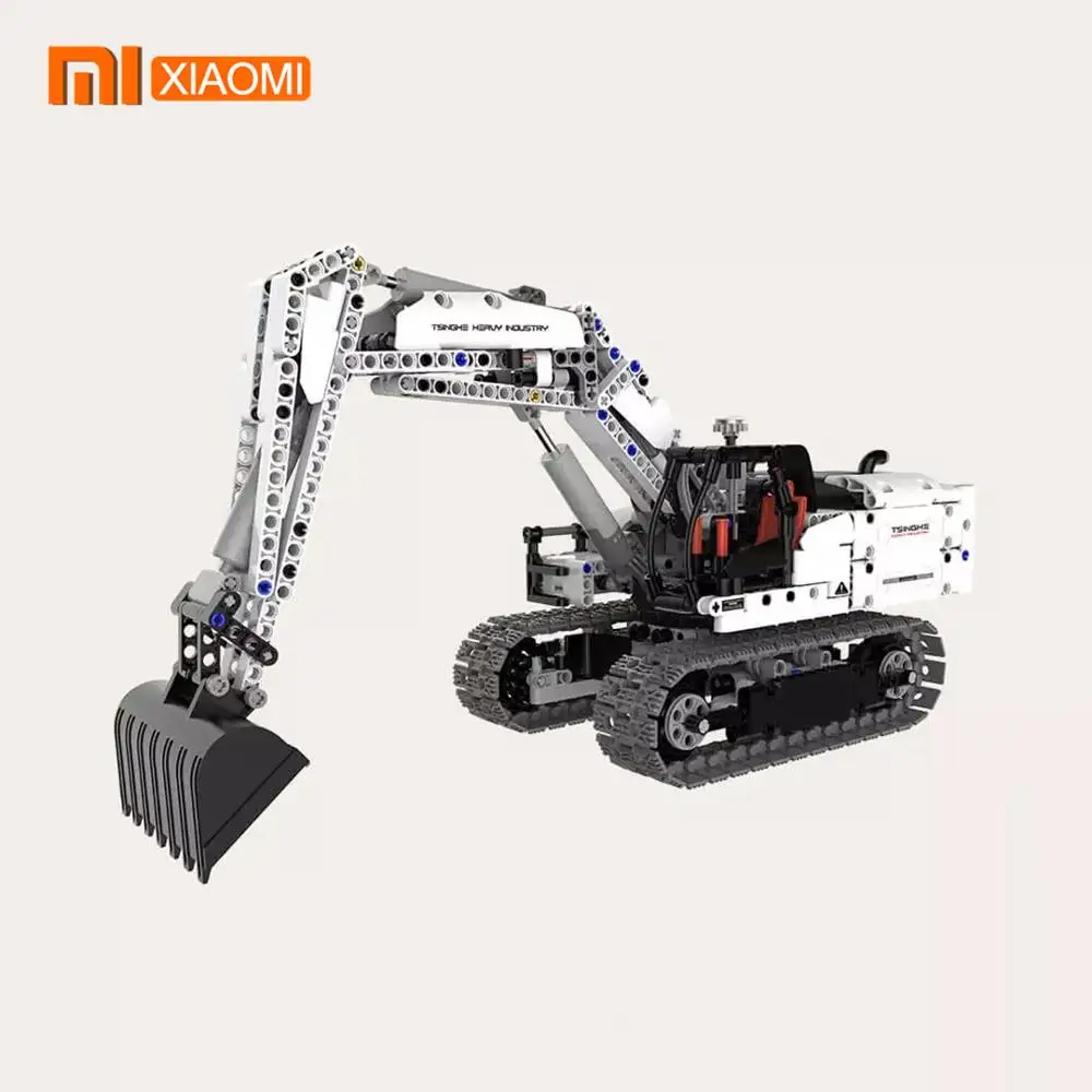 Строительные блоки Xiaomi инженерный экскаватор Xiomi детские игрушки Инженерная
