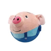 160 Songs Recordable Pig Electronic Pets Bluetooth Talking Pig Plush Jump Ball Creative Music Dancing Pig Toy Kids Gift 1