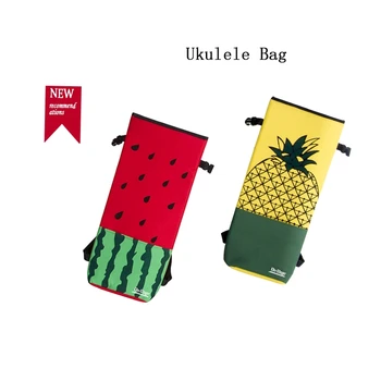 

Soprano Concert Ukulele Bag Case Backpack 21 23 Inch pineapple watermelon Ukelele Guitar Accessories Parts Gig Waterproof Lithe