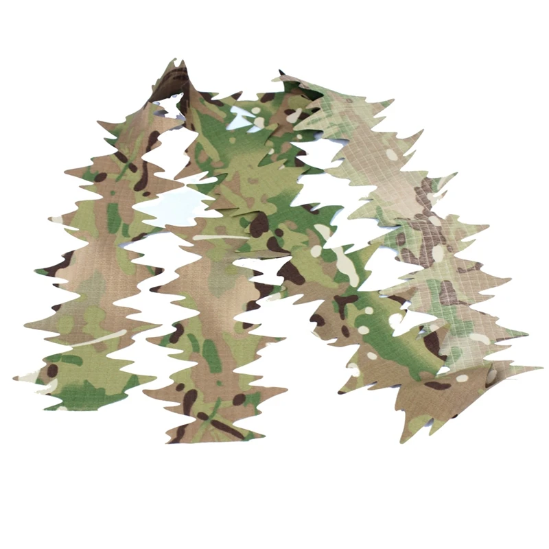 Camo Rifle Cover Strip Ghillie Strips Build Ghillie Suit Concealment Material 10pcs ghillie suit