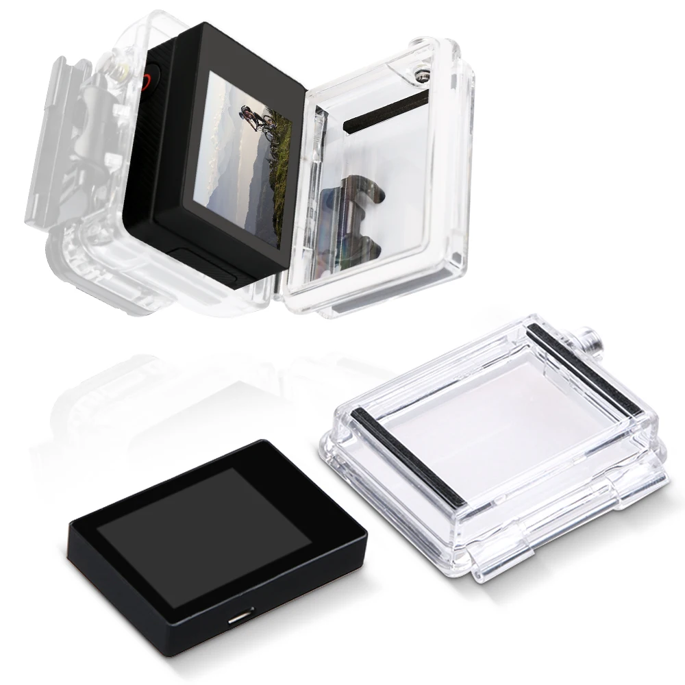 Для GoPro BacPac ЖК дисплей монитор go pro Hero 3 + 4 Bacpac экран задняя дверь чехол для Gopro