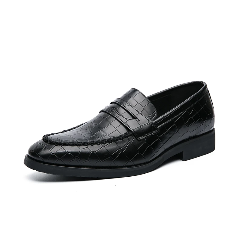 

Fashion Men Shoes Formal Dress Vintage Casual Genuine Leather Shoes Business Wedding Oxfords Designer Brogue Office Shoes Men
