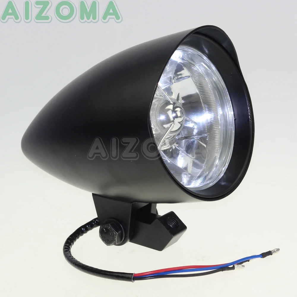 H4 12V 60/55W мотоцикл черный фар Испытание на устойчивость к высокой и низкой луч для Harley спортивный Железный 883 1200 сверхнизких сорок Egiht настраиваемая фара переднего света