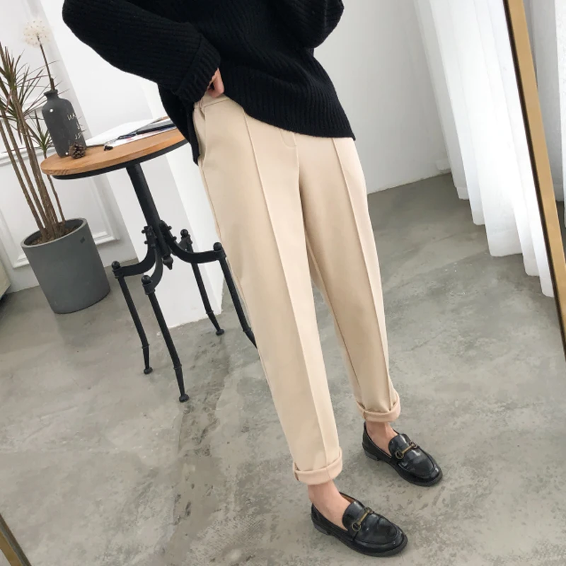 Elegant Suit Elastic Pants-3