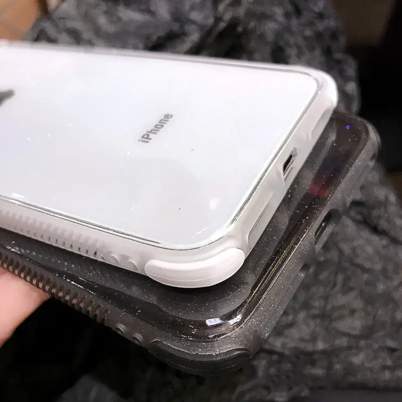Lovebay однотонный Блестящий порошковый чехол для телефона для iPhone 11Pro Max 6 6s 7 8 Plus X XR XS Max Мягкий ТПУ для iPhone 11 задняя крышка